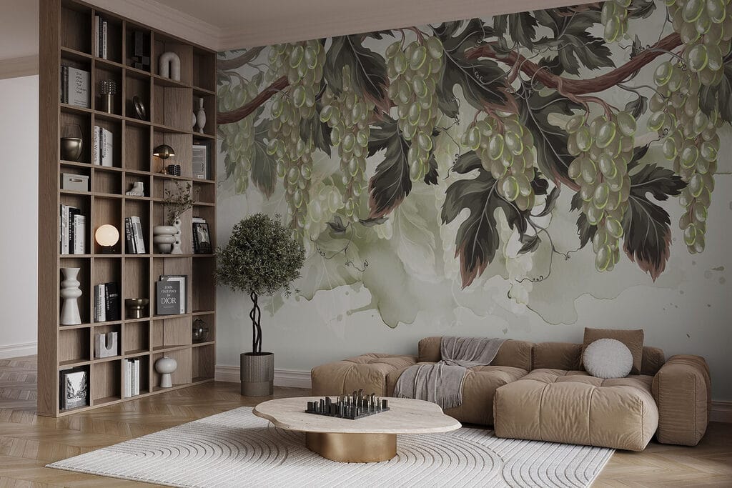 Grappoli tra le foglie — ambiente 6