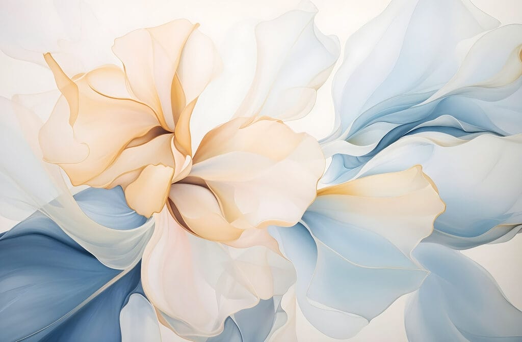 Petali che si aprono — design completo