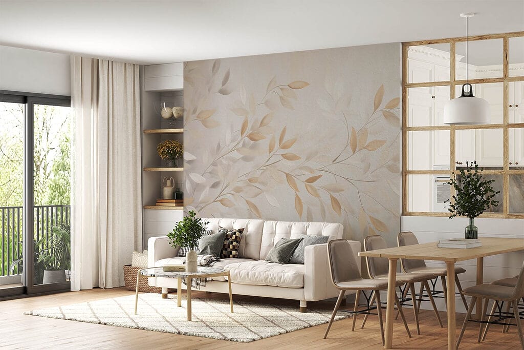 Rami beige su grigio — ambiente 1
