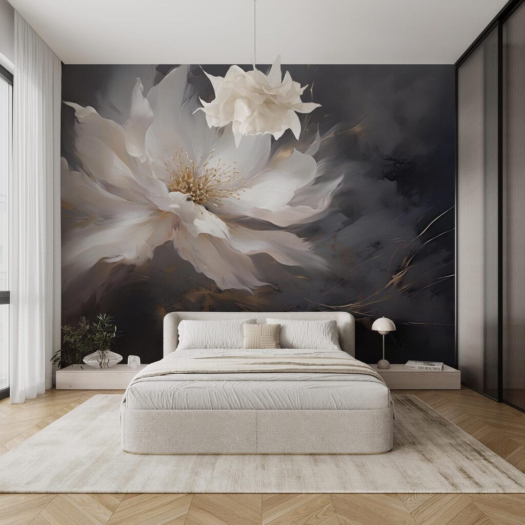 Fiore bianco al crepuscolo — ambiente 2