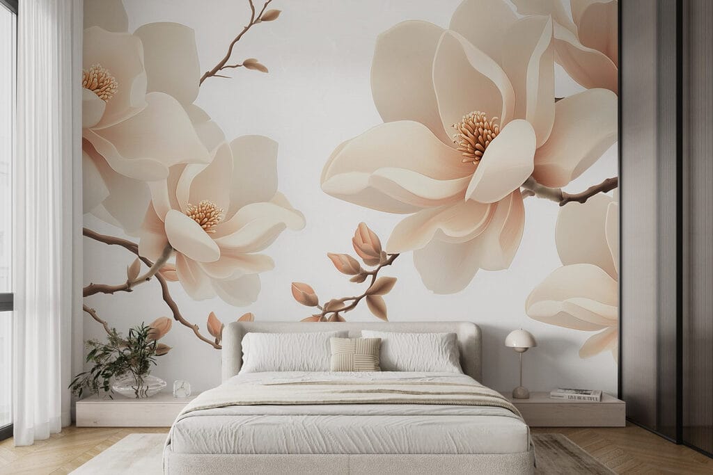 Fiori crema sul ramo — ambiente 2