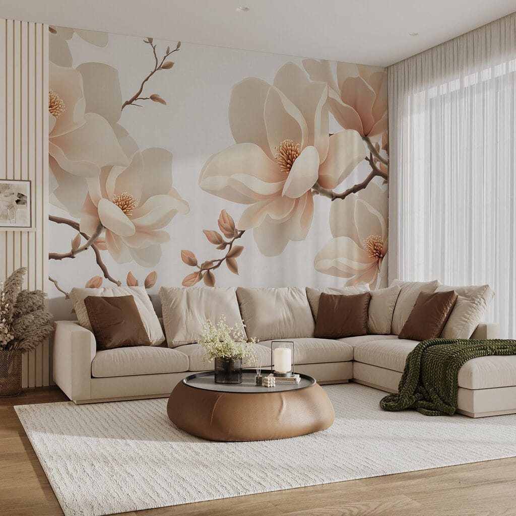 Fiori crema sul ramo — ambiente 3