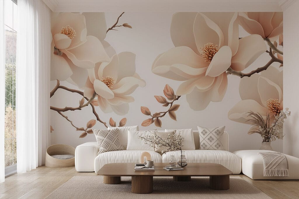 Fiori crema sul ramo — ambiente 4