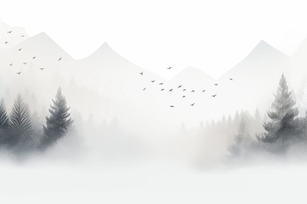 Uccelli sopra i monti — design completo