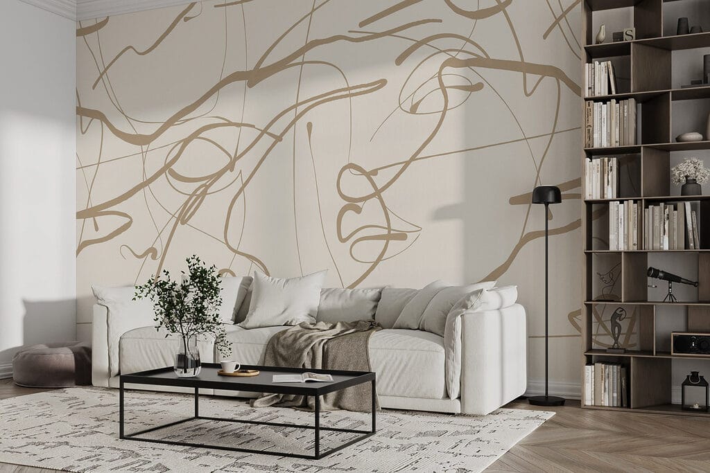 Volti fatti di linee — ambiente 3