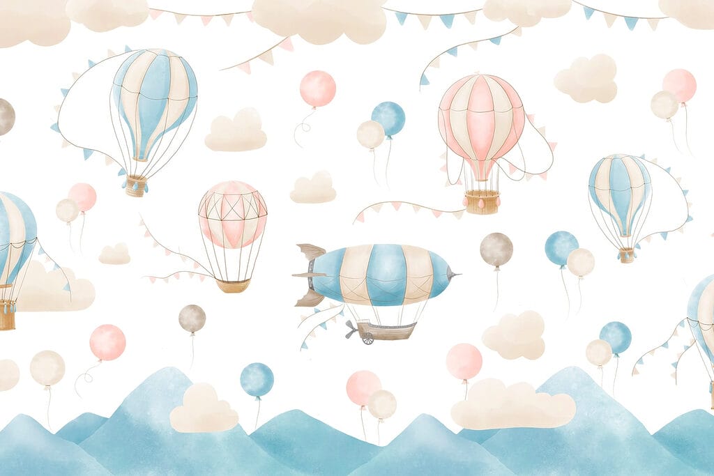 Mongolfiere sulle cime — design completo
