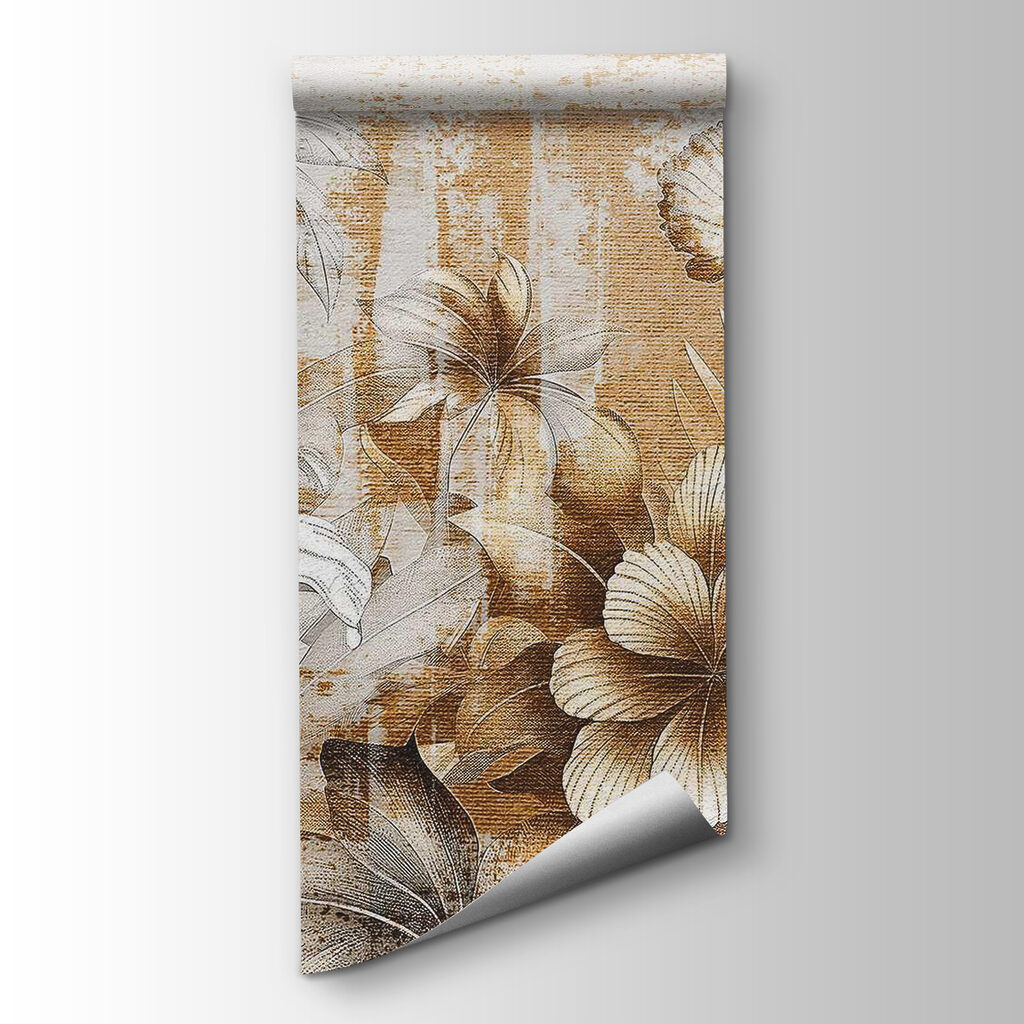 Fiori su fondo stratificato — vista del prodotto