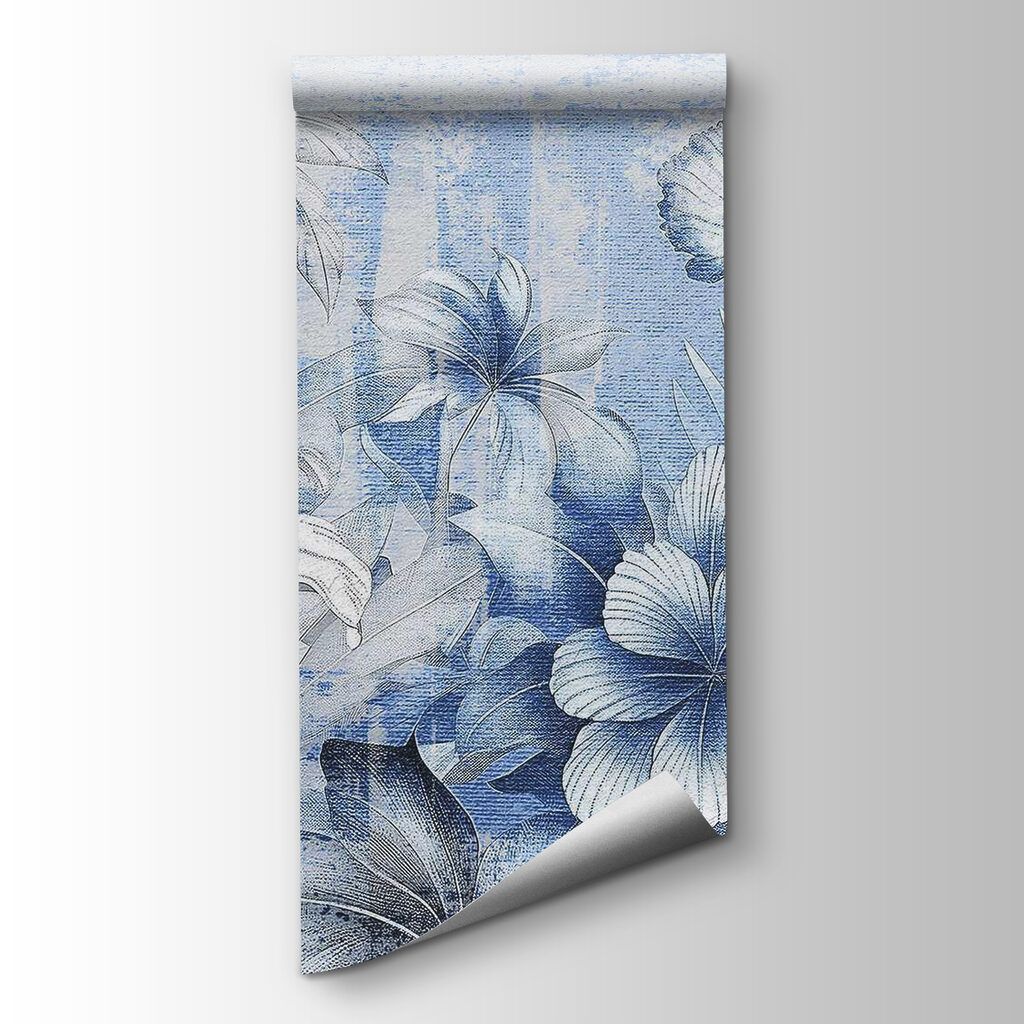 Fiori su fondo stratificato — vista del prodotto