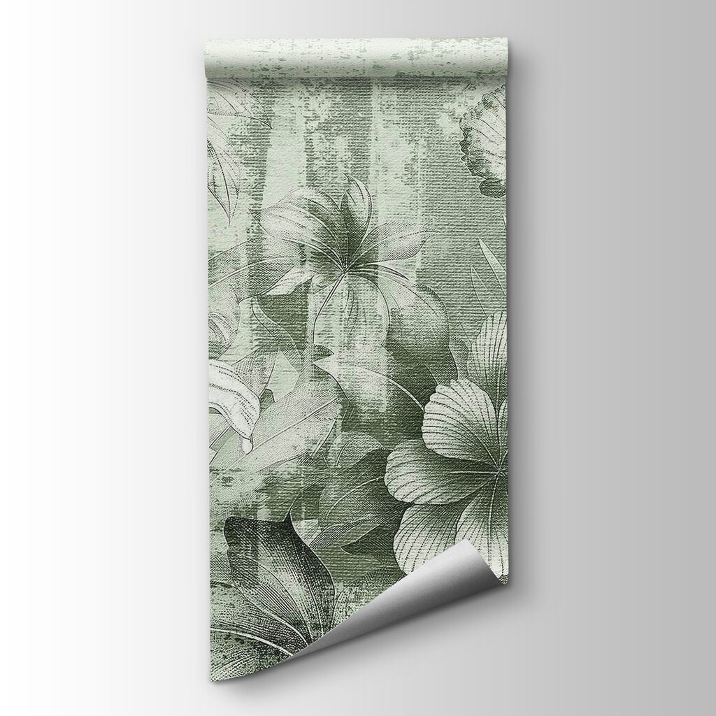 Fiori su fondo stratificato — vista del prodotto