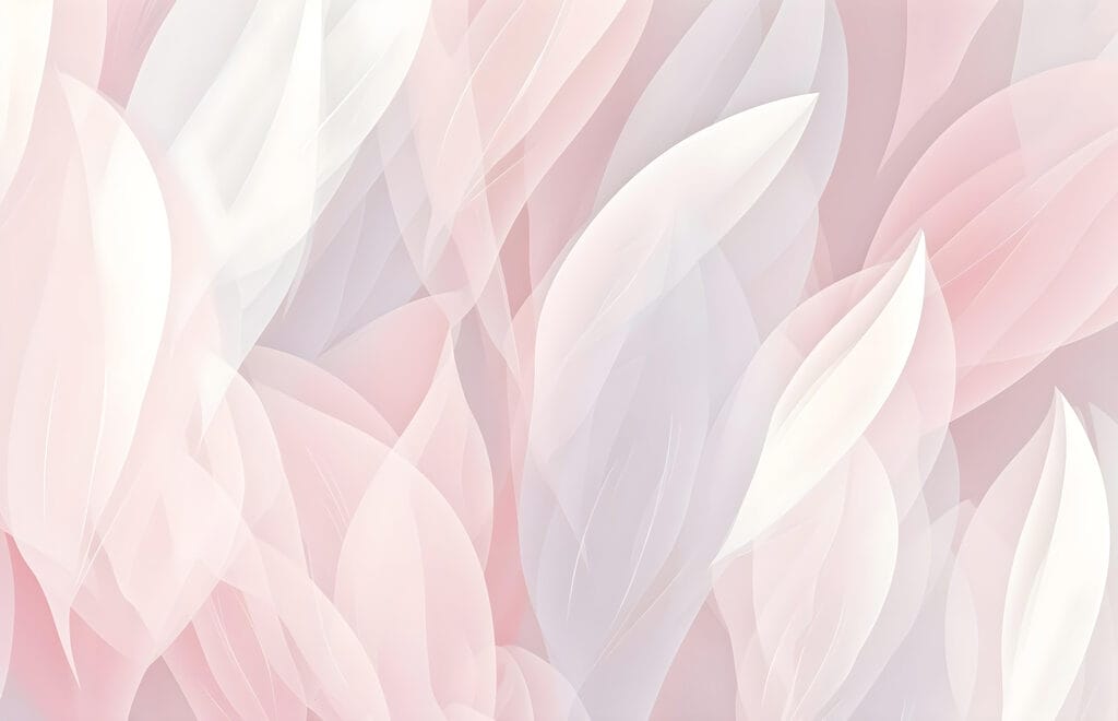 Foglie rosa a strati — design completo
