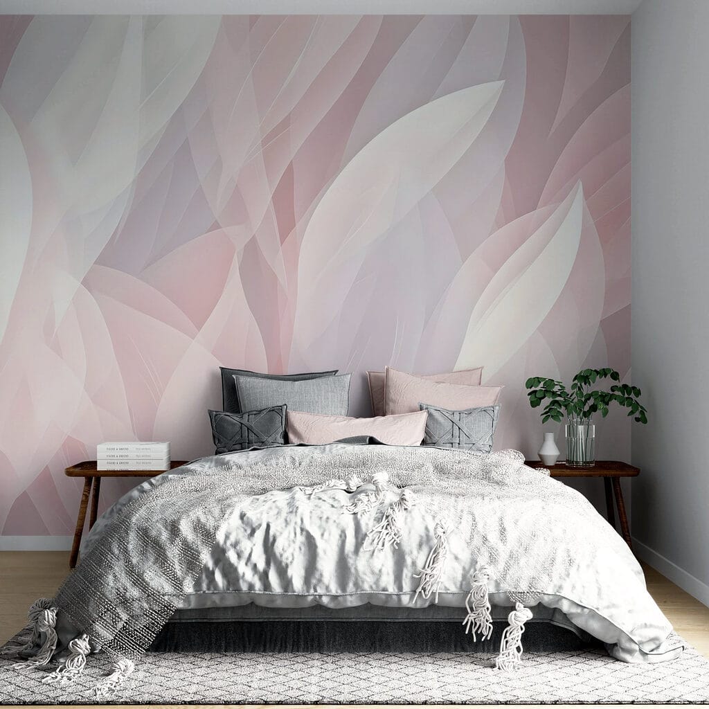 Foglie rosa a strati — ambiente 2