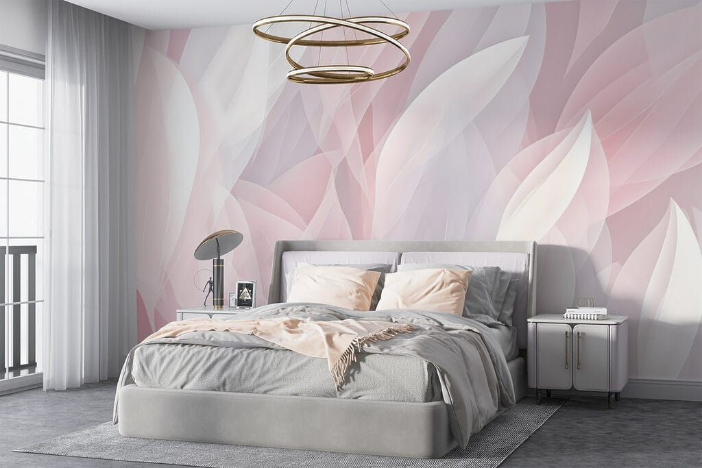 Foglie rosa a strati — ambiente 4