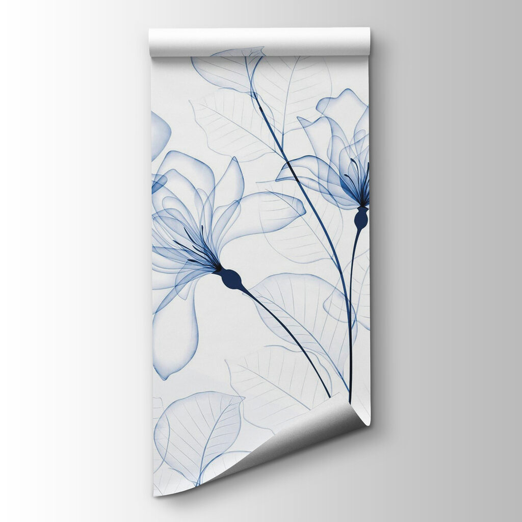 Fiori blu a inchiostro — vista del prodotto