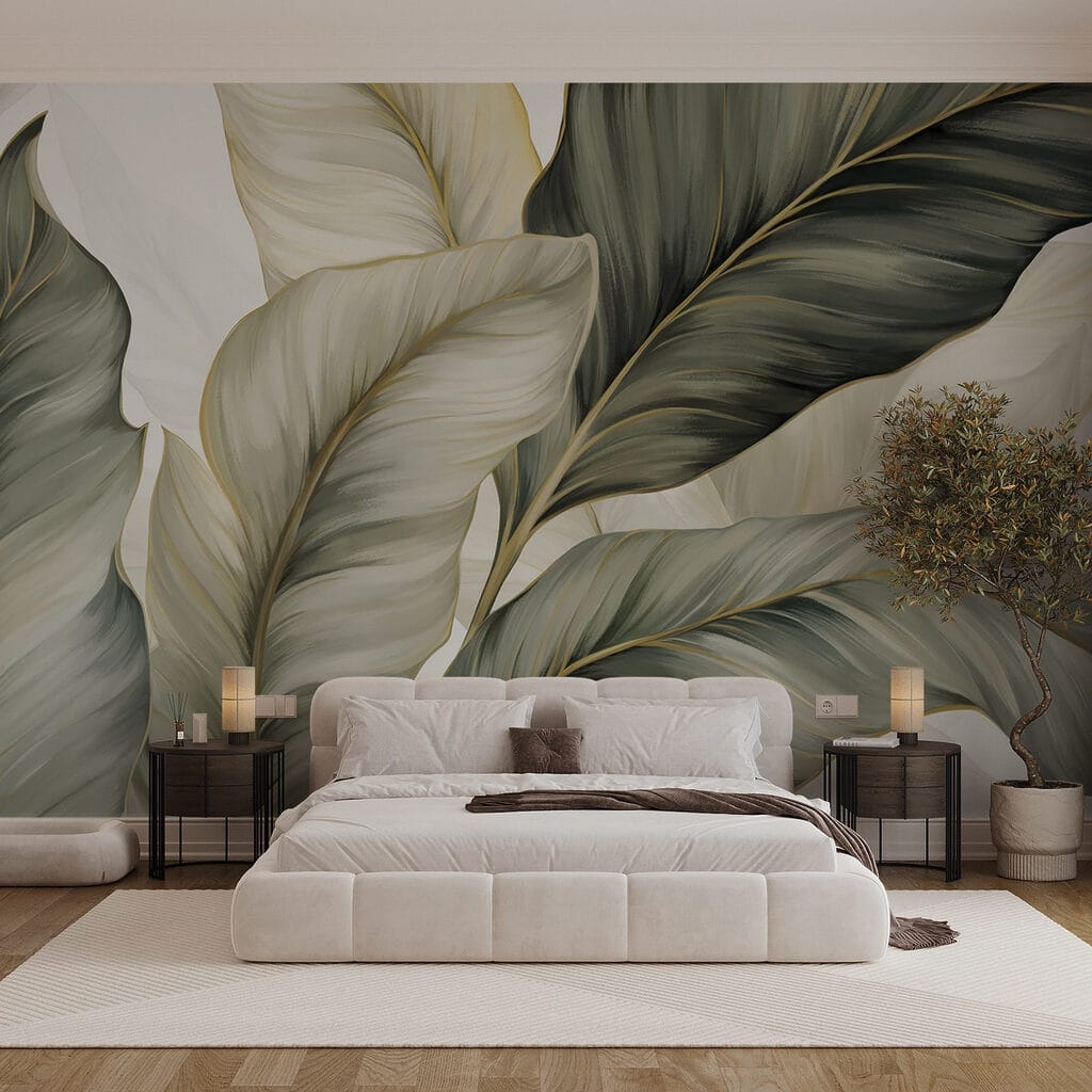 Foglie curve sovrapposte — ambiente 2