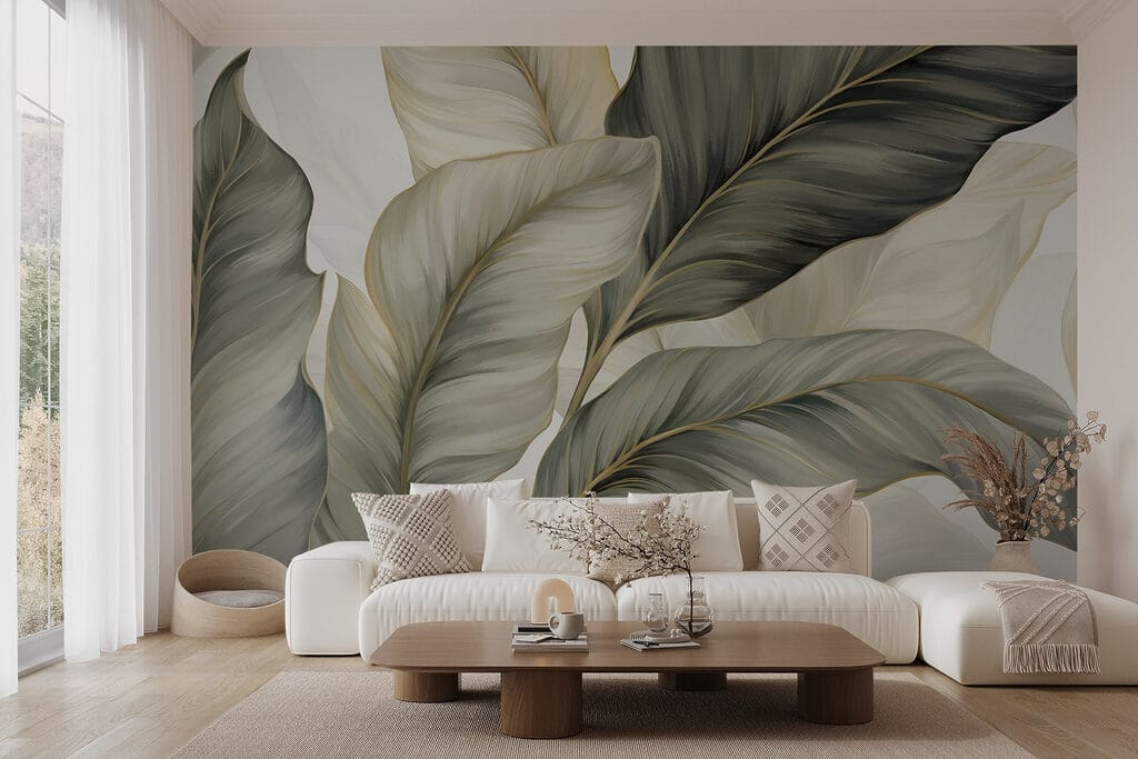 Foglie curve sovrapposte — ambiente 3