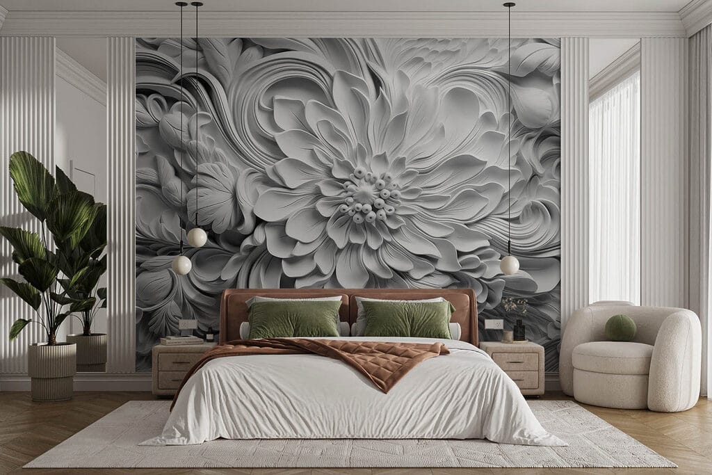 Fiori bianchi ricciuti — ambiente 2