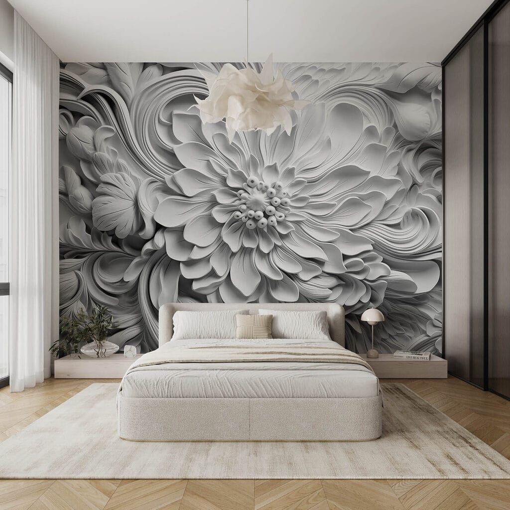 Fiori bianchi ricciuti — ambiente 3