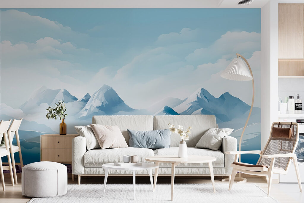 Cime azzurre e nuvole — ambiente 1