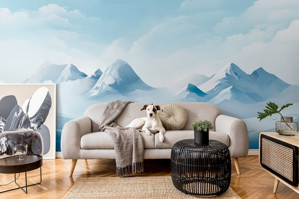 Cime azzurre e nuvole — ambiente 2