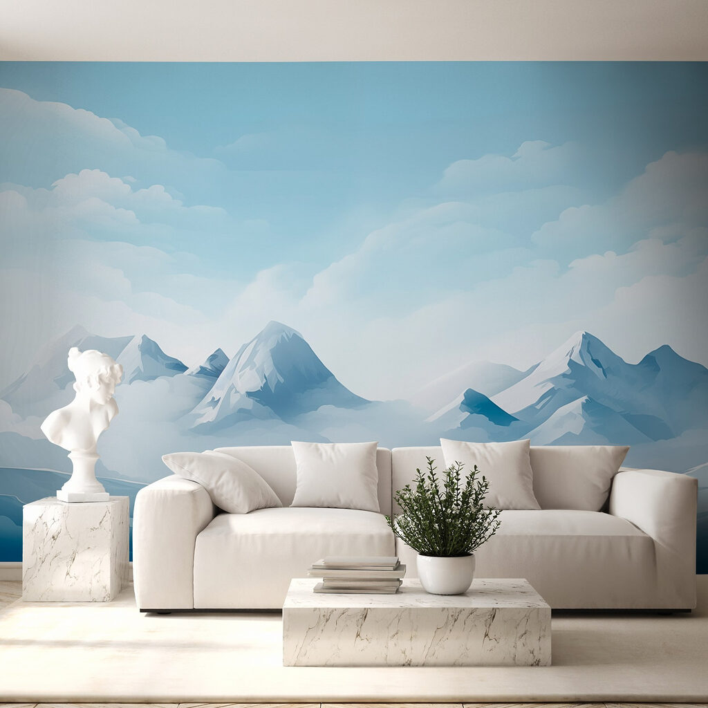 Cime azzurre e nuvole — ambiente 3