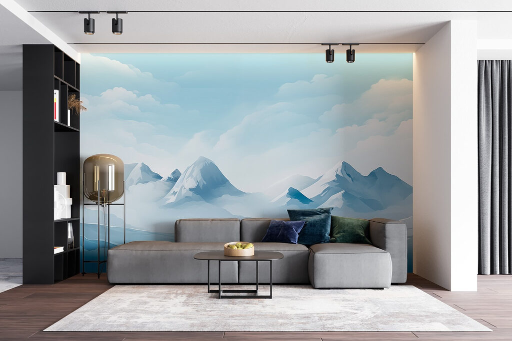 Cime azzurre e nuvole — ambiente 4