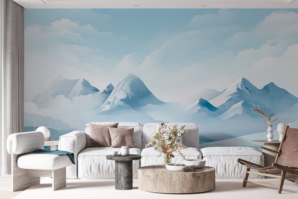 Cime azzurre e nuvole — ambiente 5