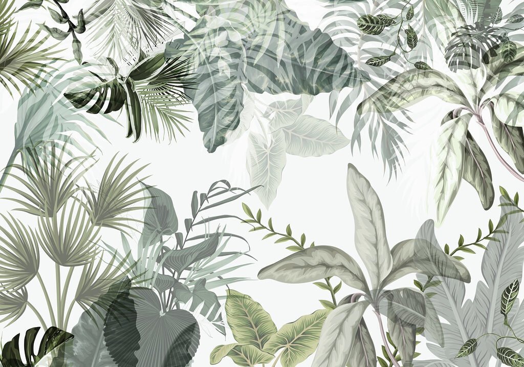 Corona di foglie verdi — design completo