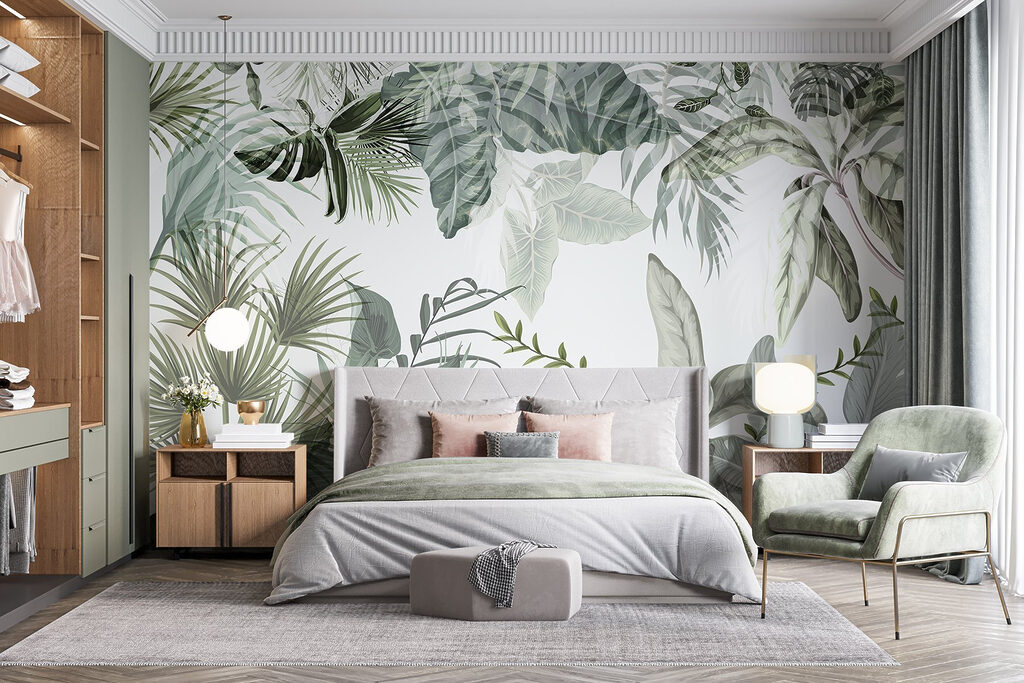 Corona di foglie verdi — ambiente 3