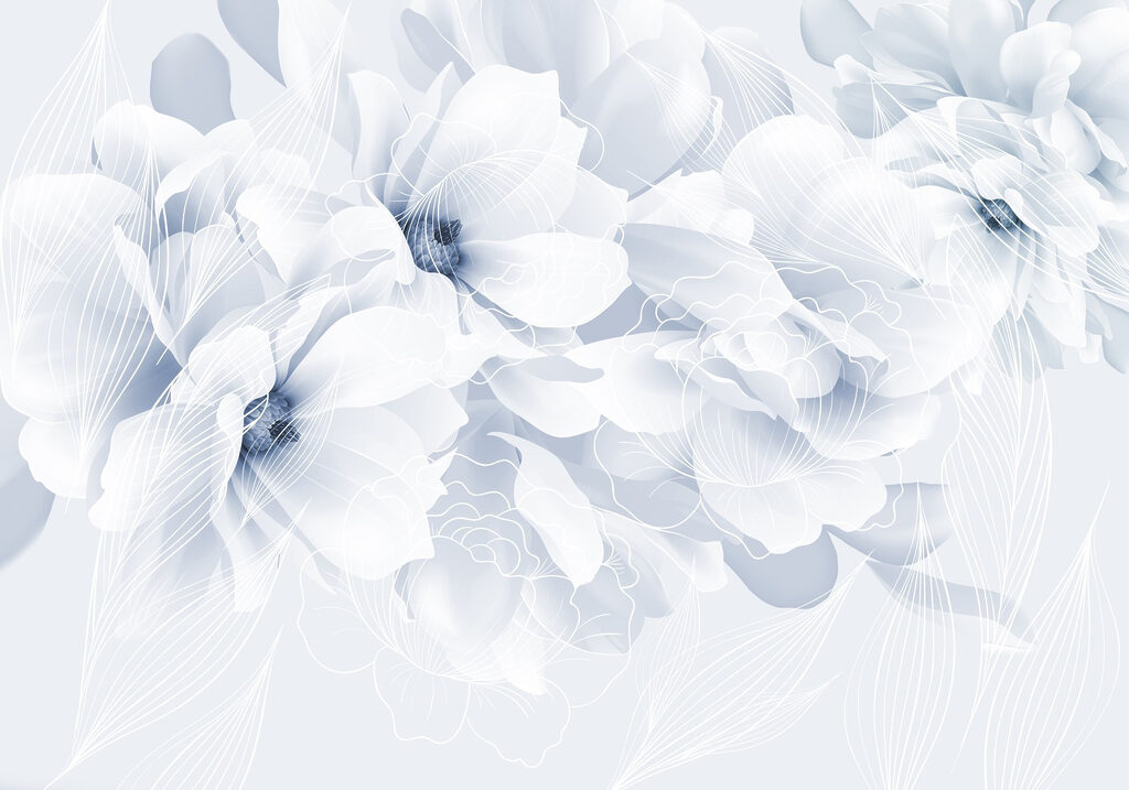 Fiori in strati morbidi — design completo