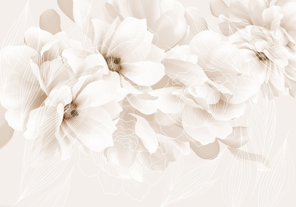 Fiori in strati morbidi — design completo