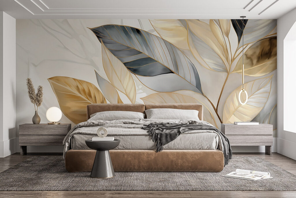 Foglie dorate sul ramo — ambiente 3