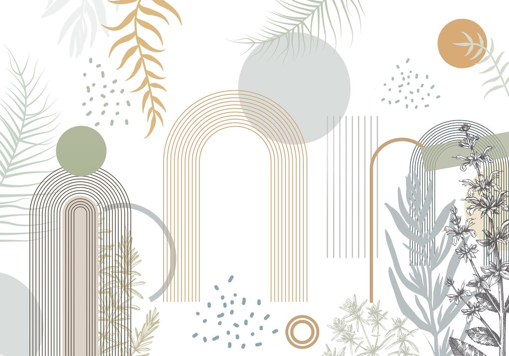 Archi tra rami morbidi — design completo