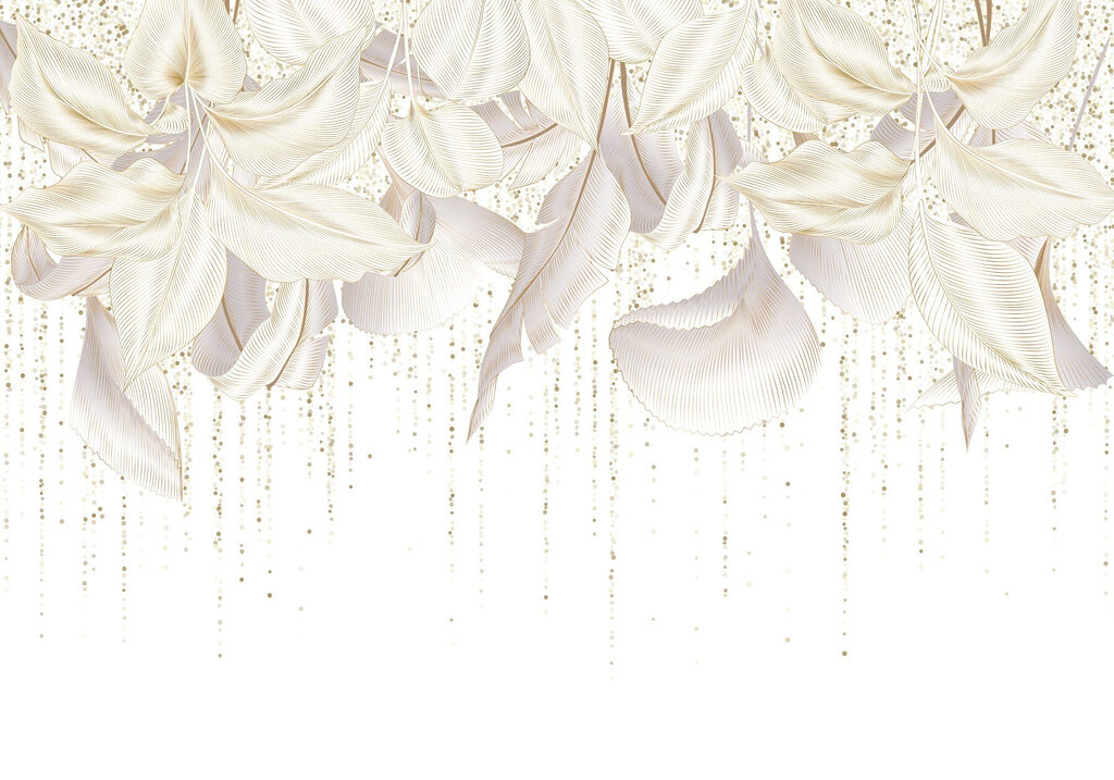 Fiori bianchi sospesi — design completo