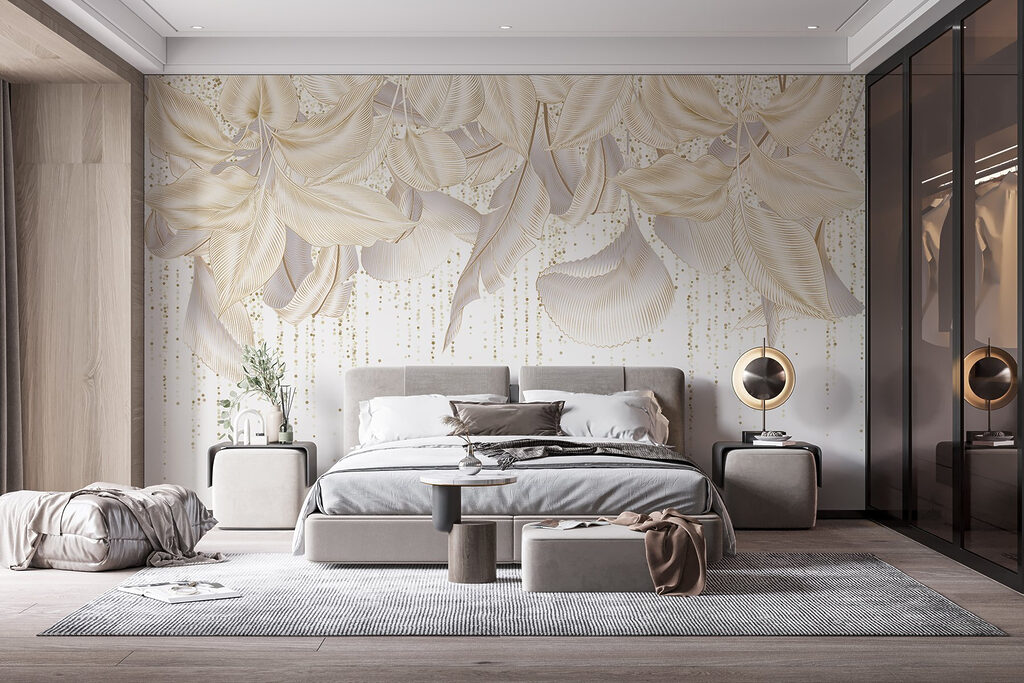 Fiori bianchi sospesi — ambiente 2