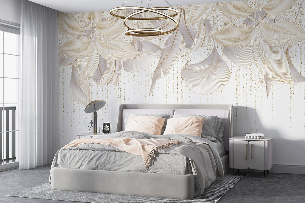 Fiori bianchi sospesi — ambiente 4