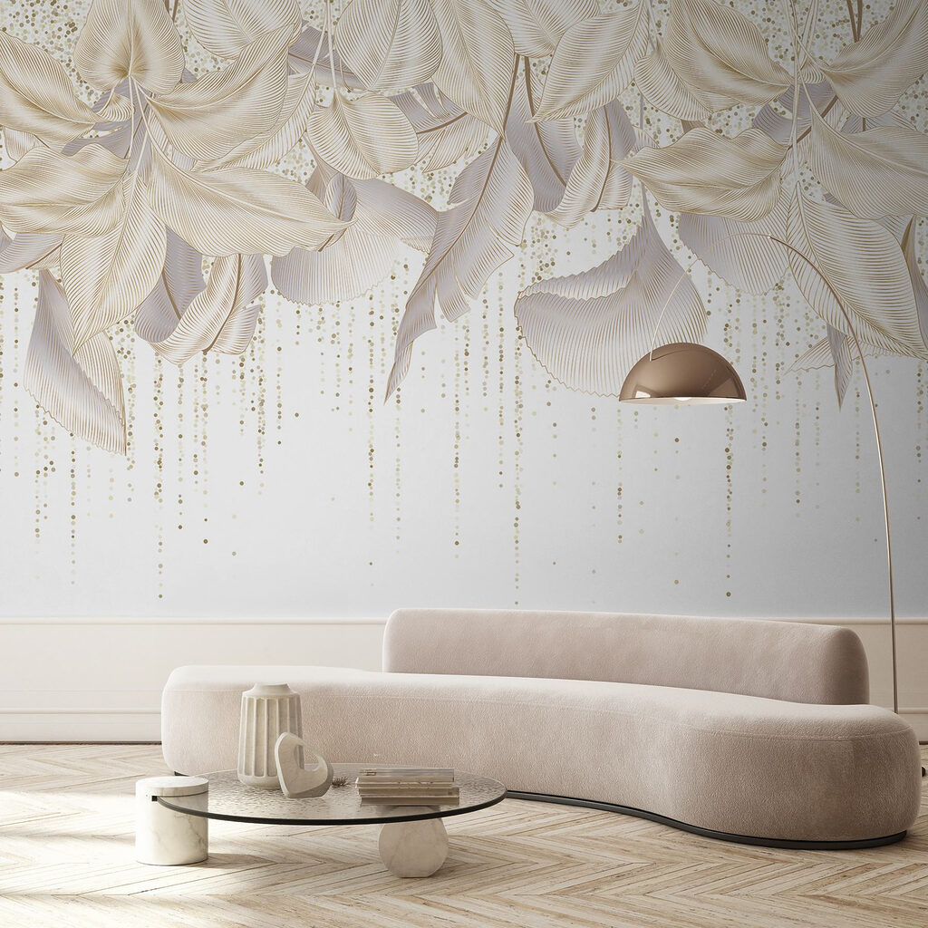 Fiori bianchi sospesi — ambiente 6