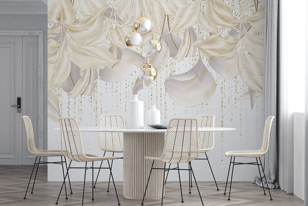 Fiori bianchi sospesi — ambiente 7