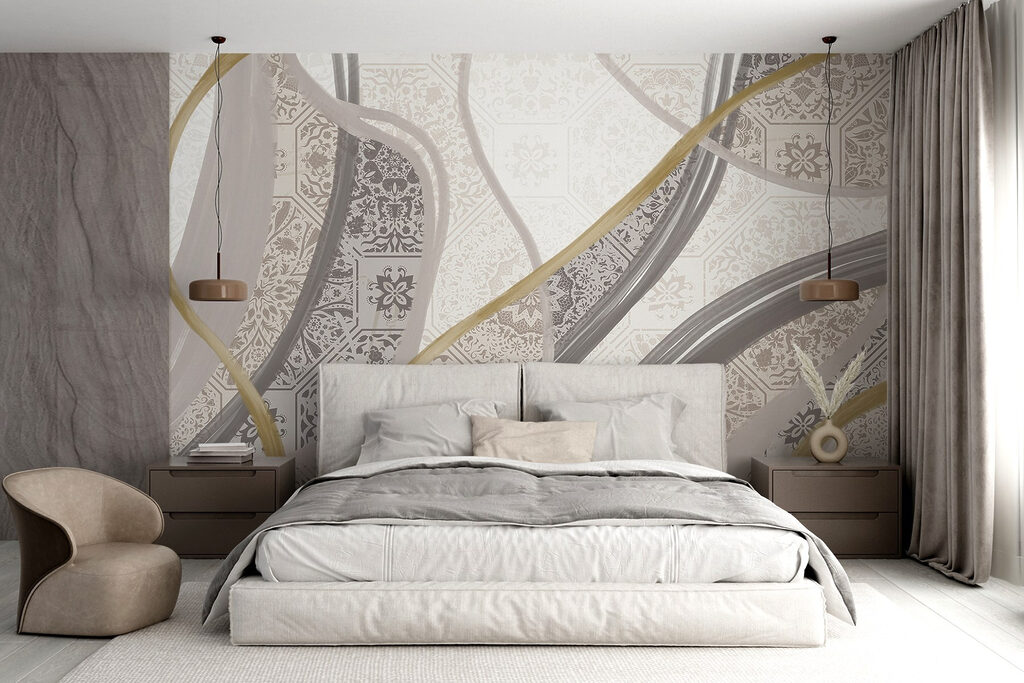 Fasce ondulate decorate — ambiente 1