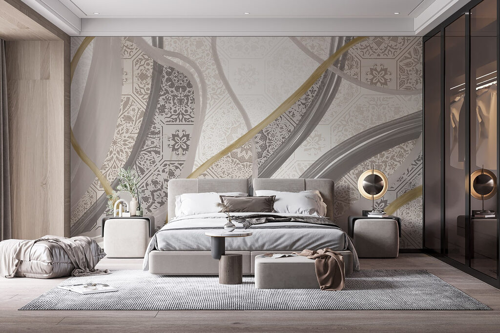 Fasce ondulate decorate — ambiente 2
