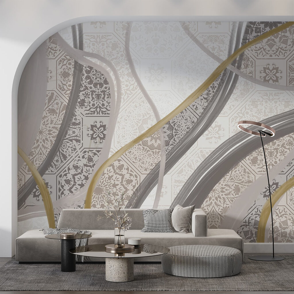 Fasce ondulate decorate — ambiente 4
