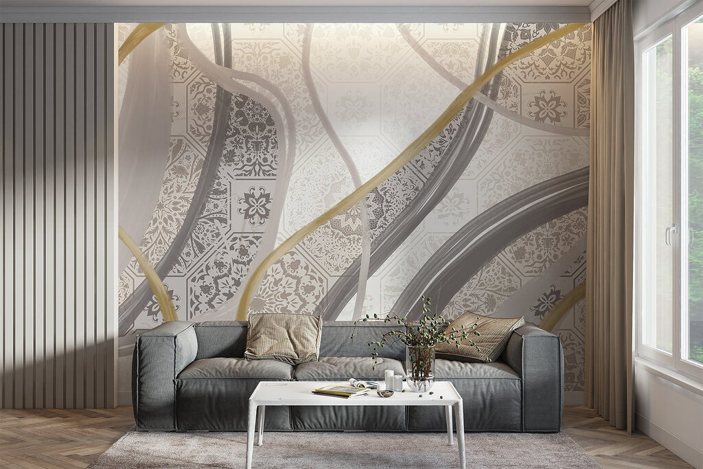 Fasce ondulate decorate — ambiente 5