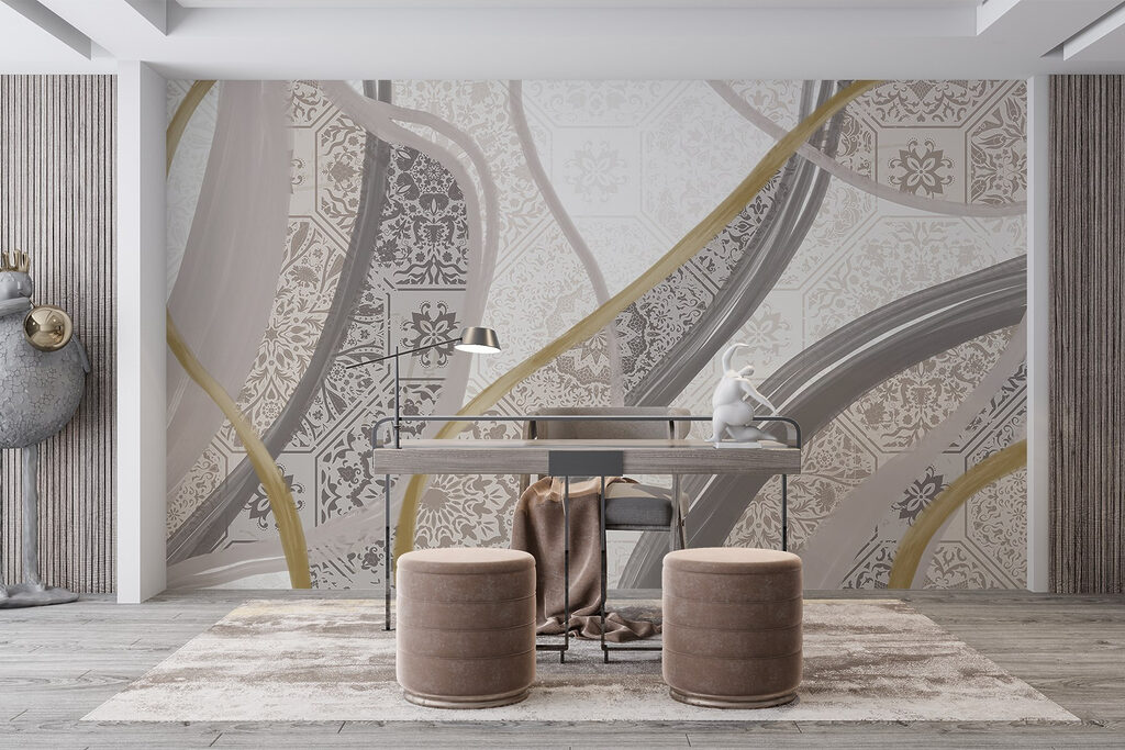Fasce ondulate decorate — ambiente 6