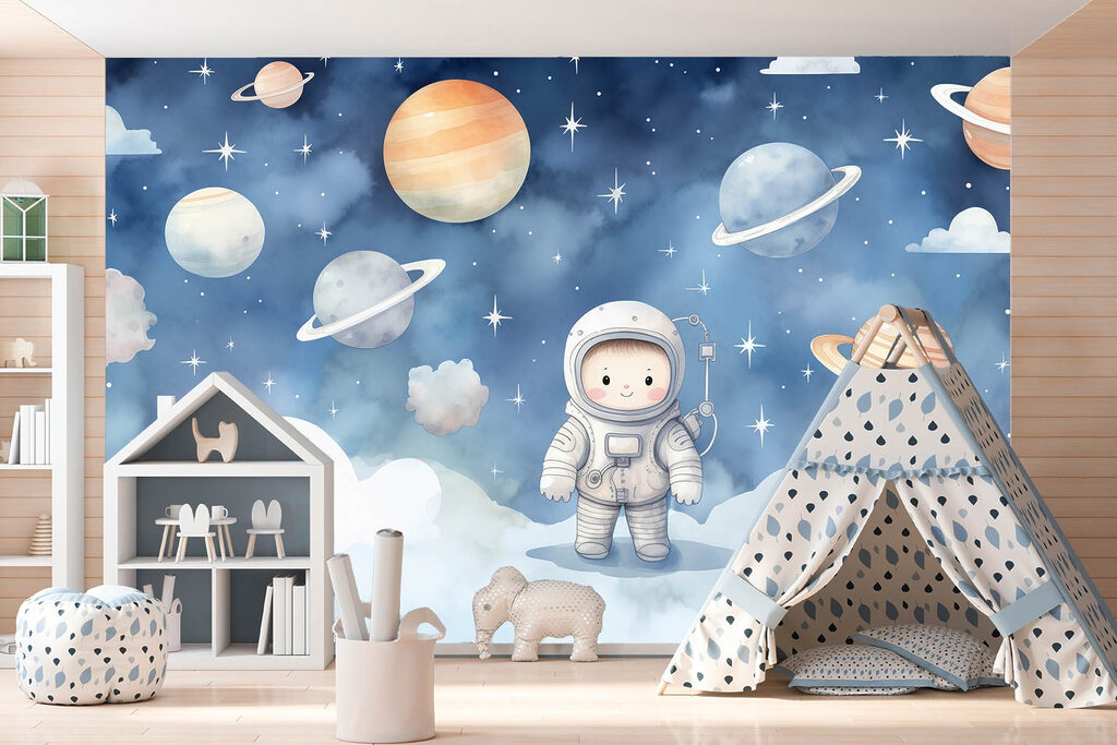 Astronauta sopra le nuvole — ambiente 3