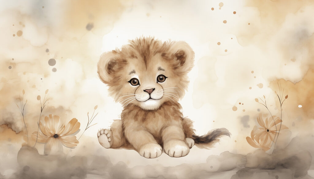 Cucciolo di leone — design completo