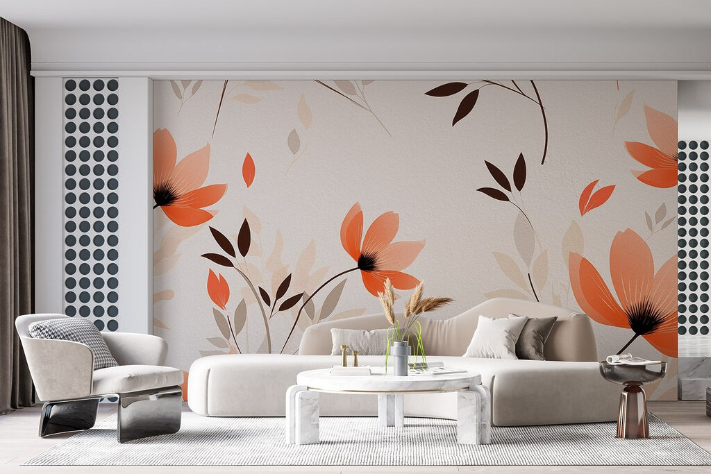 Fiori arancioni sui rami — ambiente 3