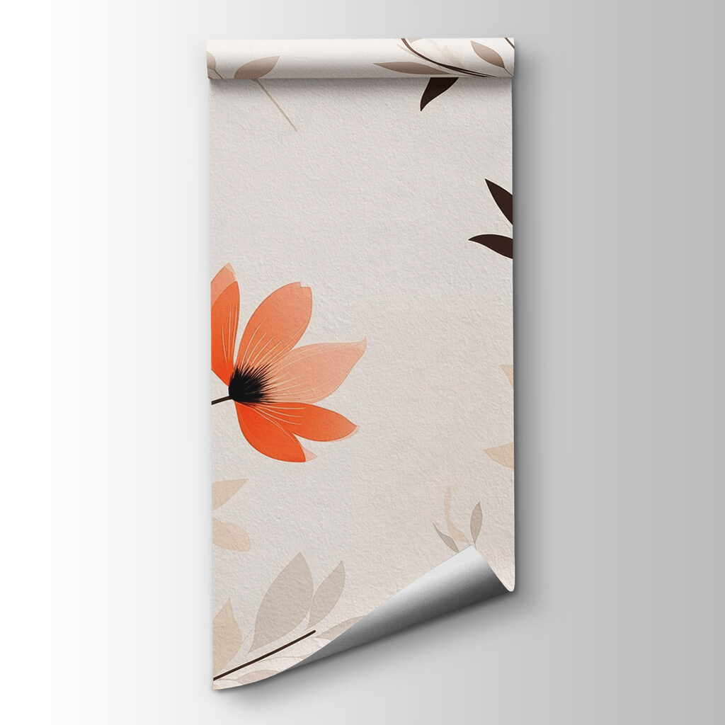 Fiori arancioni sui rami — vista del prodotto