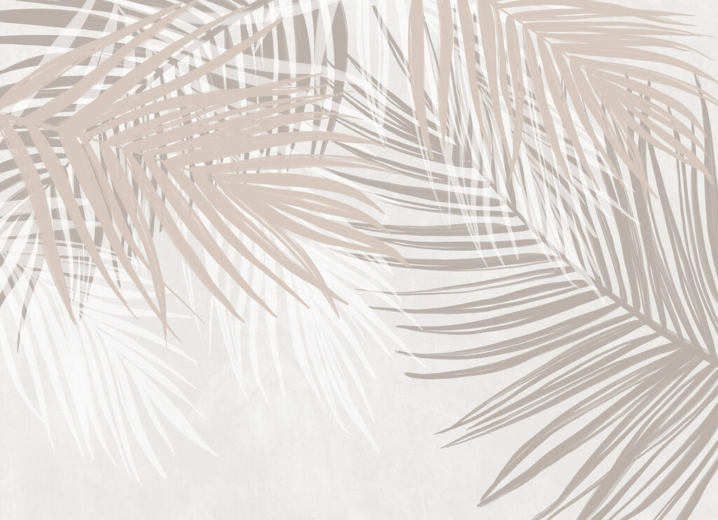 Foglie di palma beige — design completo