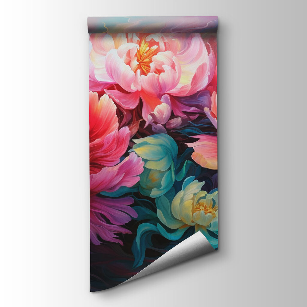 Peonie tra vortici — vista del prodotto