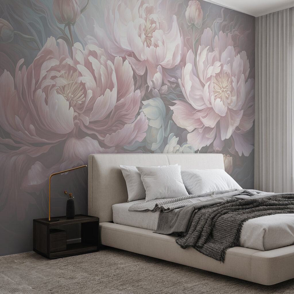 Peonie tra vortici — ambiente 1