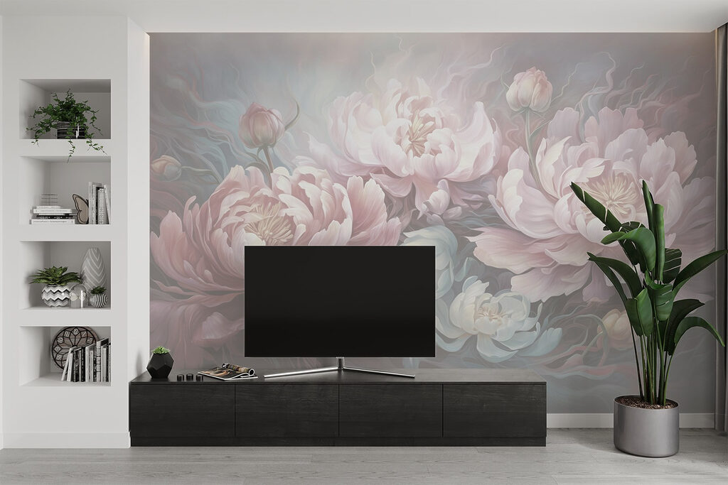 Peonie tra vortici — ambiente 4